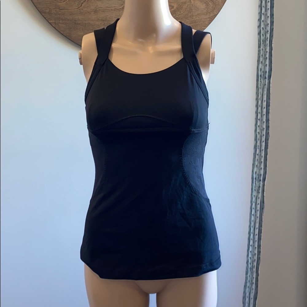 Lululemon Double crossback tank top with zipper